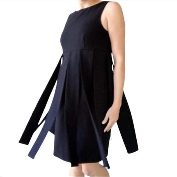 NWT CAbi Onyx Swishing Carwash Flapper Empire Waist Cocktail Party Dress LBD 8/M - Picture 3 of 16